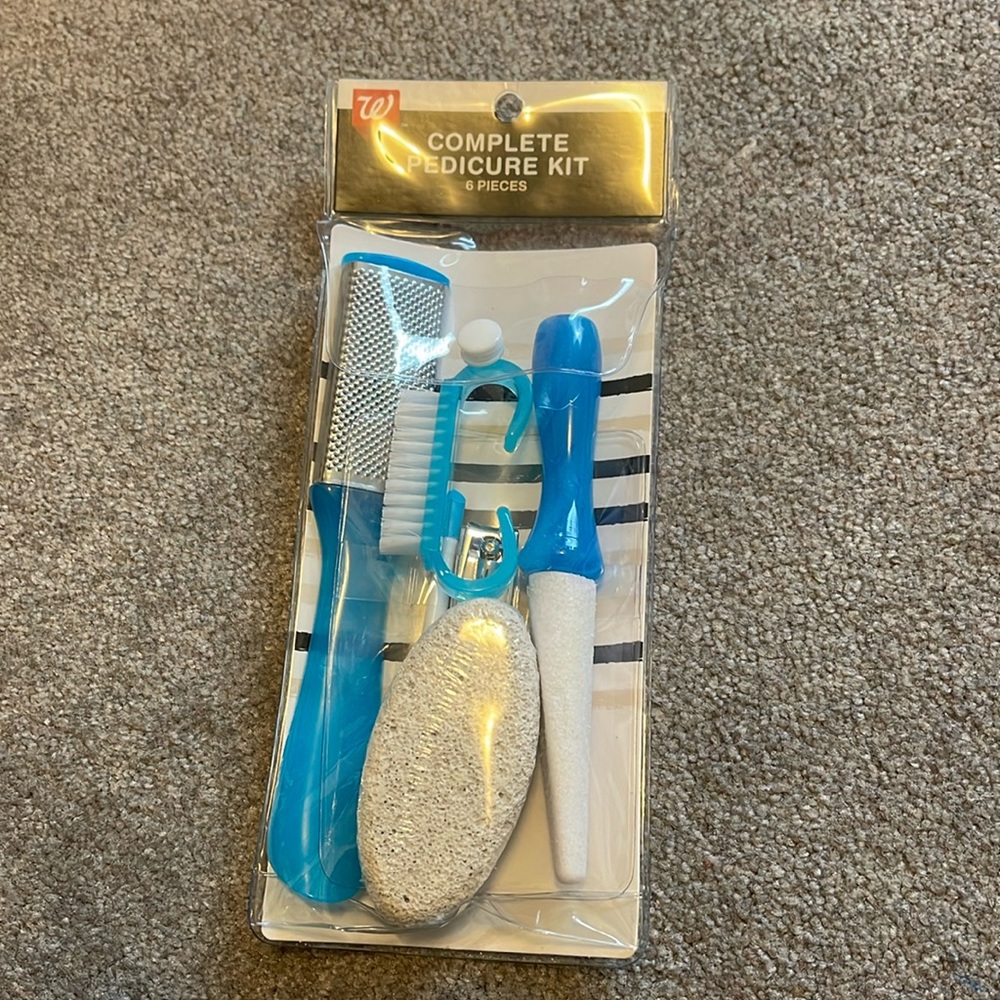 Complete pedicure kit 6 pieces